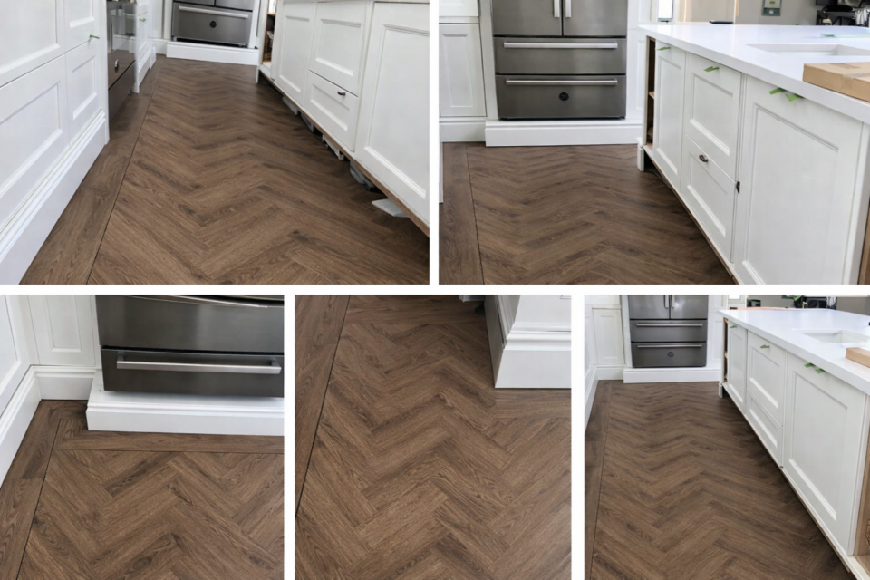 LVT Installation South East Amtico Thorndon Oak kitchen flooring details